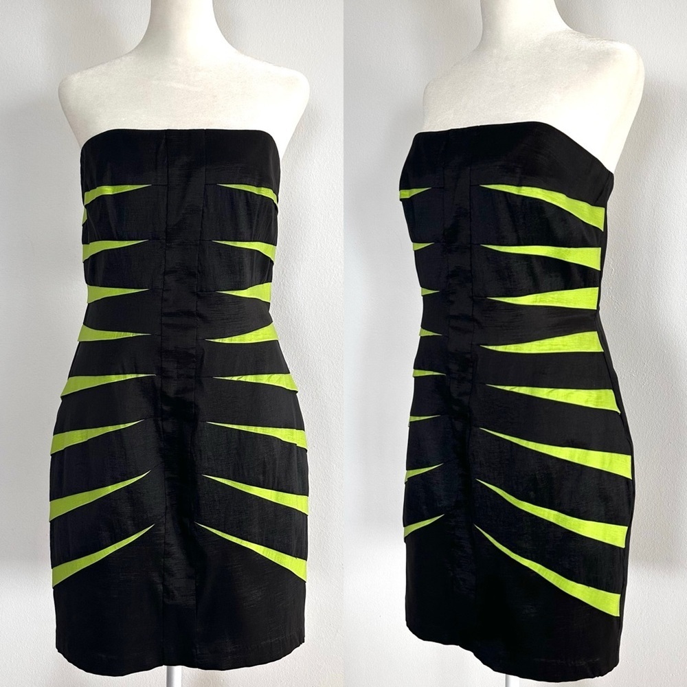 Vintage Rare 90s Jessica McClintock Strapless Prom Party Dress